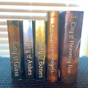 Cassandra Clare City of Bones, Ashes, Glass, Fallen Angels, Heavenly Fire Bundle